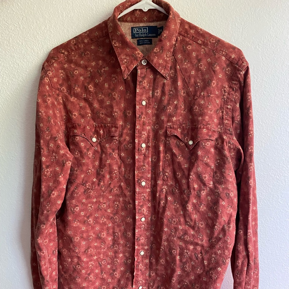 Mens vintage RL Polo button up